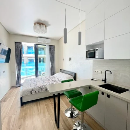 Апартаменты-студия с видом во двор №328,3 этаж Скай2